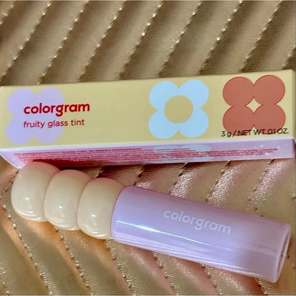 COLORGRAM - NWTIB - Fruity Glass Tint in #05 Sweet Persimmon. Full Size K-Beauty